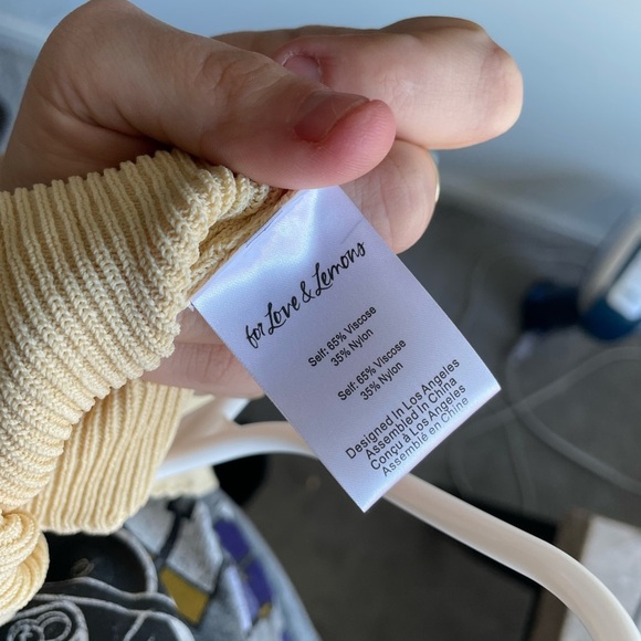 NWT For Love & Lemons||Keisha Maxi Dress in Tan, Size Large - Picture 13 of 13